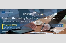 Soukromé financování klastrů a projektů: Možnosti přístupu k novým zdrojům financování 19. dubna 2023