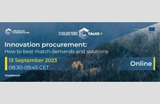 Zadávání zakázek na inovace: Jak nejlépe sladit požadavky a řešení - Pozvánka na EU Cluster Talks, 13. září 2023