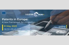Patenty v Evropě: Nový rámec pro inovace - pozvánka na EU Clusters Talks, 31. května 2023